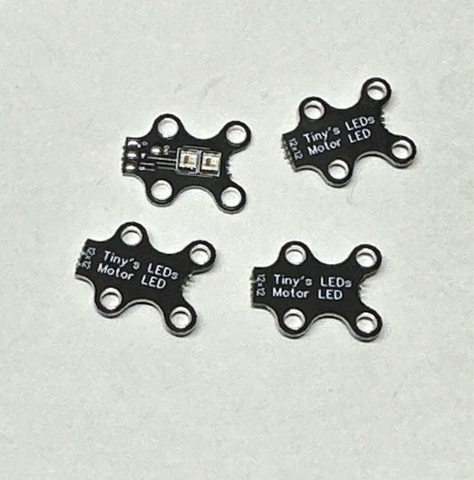 12 x 12mm Rainbow Motor LED  (4-Pack)