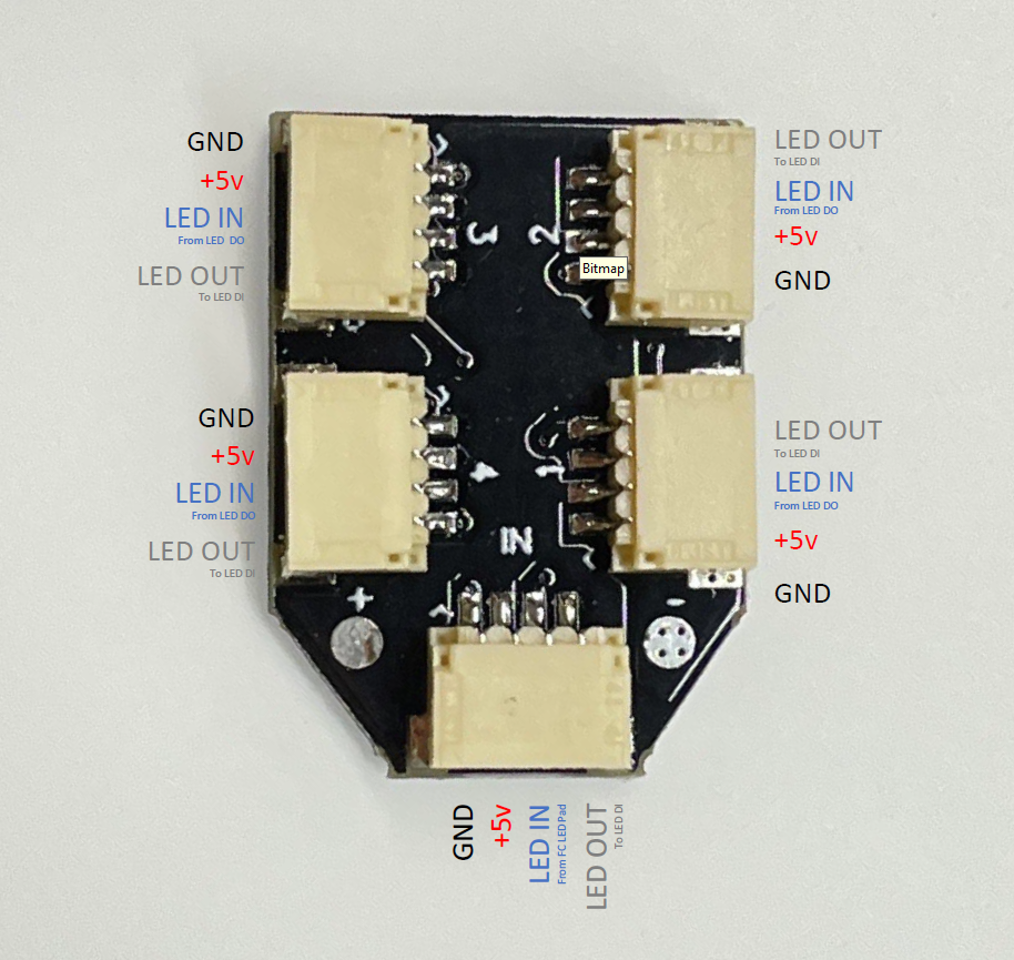 Infini Rainbow LED 20x20/30x30 PDB (4-wire)