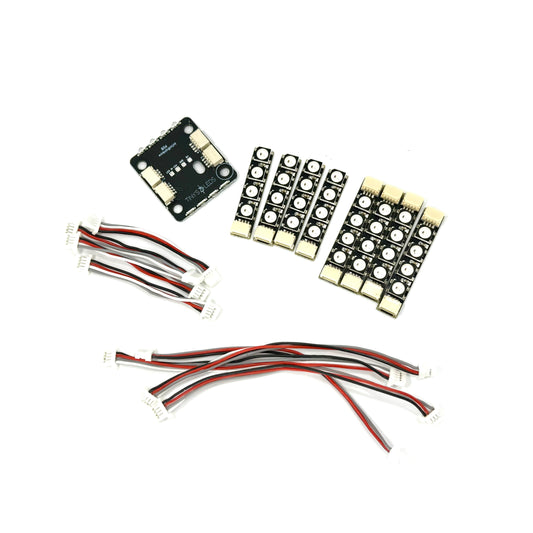 InfiniRainbow v2 LED Quad Kit (40 LEDs & Cables)