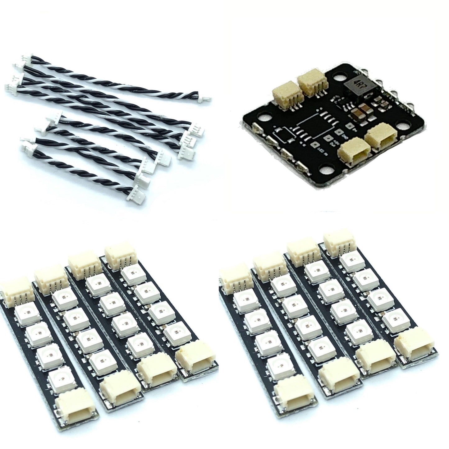 Tiny Rainbow LED Quad Kit (40 LEDs & Wires)