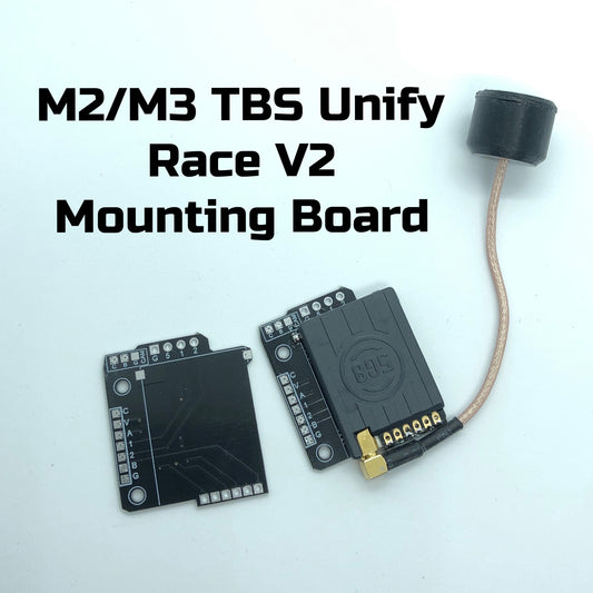 TBS Unify Race V2 M2 &M3 Mounting Board - Tiny's LEDs
